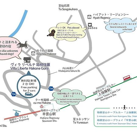 Villa Liberte Hakone Gora المظهر الخارجي الصورة